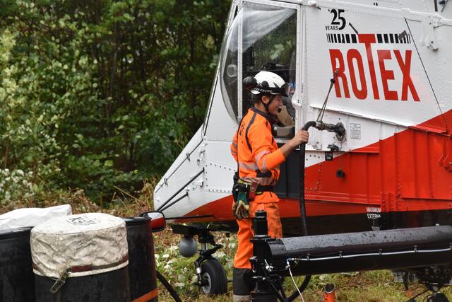 Helikoptereinsatz am Kapuzinerberg. | Foto: Philip Steiner