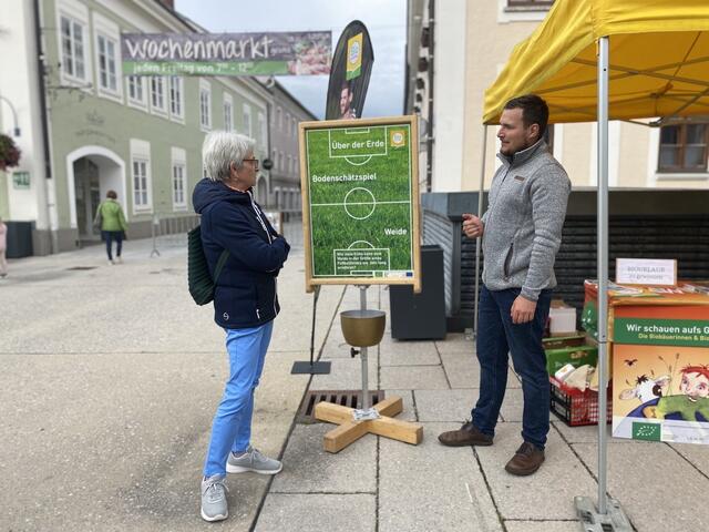 Bio-Austria aus Salzburg mit Info-Stand