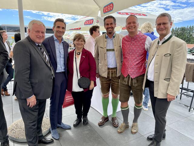 Josef Majcan, Dietmar Schweiggl, Margit Pratter-Demuth, Markus Suppan, Eugen Roth.  | Foto: B. Gady