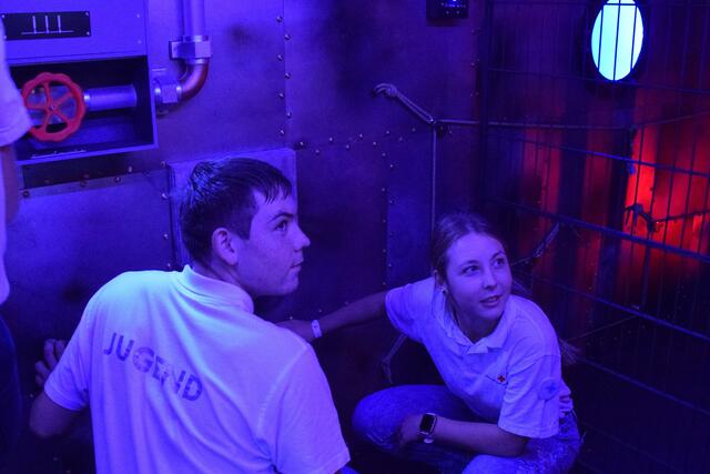У мобільній Escaperoom на літньому заході Червоного Хреста.