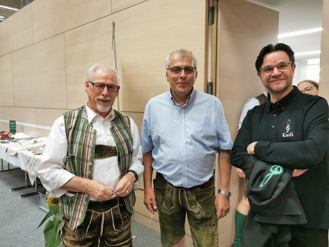 Bürgermeister Hans Mayer, Obmann Gruppe Kultur Hengsberg Leo Bernhard, Obmann Verein SUMT Karl Lenz | Foto: KK