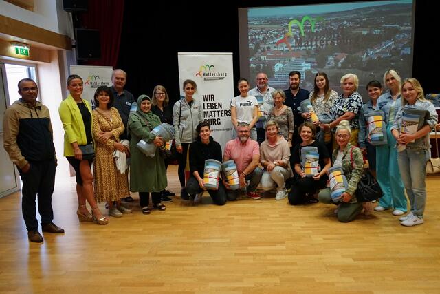 Bürgermeisterin Claudia Schlager hieß beim Willkommensevent alle Zugezogenen herzlich Willkommen in Mattersburg | Foto: Stadtgemeinde Mattersburg