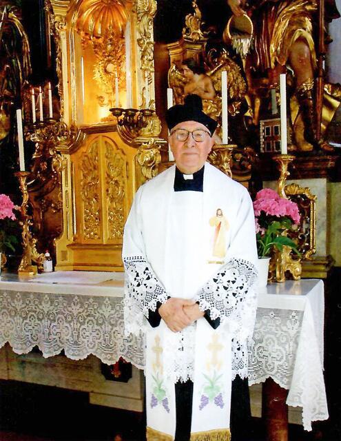 Jan Plata, Pfarrer in St. Aegidi und Neukirchen am Walde, feierte sein 50. Priesterjubiläum. | Foto: Pfarre St. Aegidi