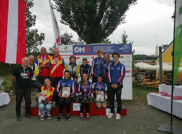 Die Sportler vom LZ Omaha und HSV Pinkafeld räumten einige Medaillen ab. | Foto: Hannah Hoffmann