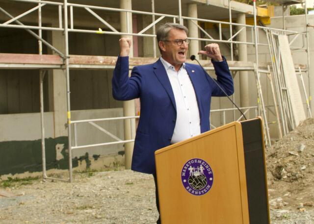 OSG-Vorstand Alfred Kollar geht mit der OSG den Weg vom "Ortsrandentwickler zum Ortskerngestalter".