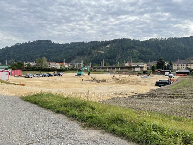 Hier entsteht das neue Einsatztraininszentrum in St. Michael. | Foto: RegionalMedien Steiermark