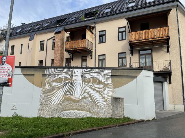 Streetart in Innsbruck/Dreiheiligen Echte Kunstwerke in den