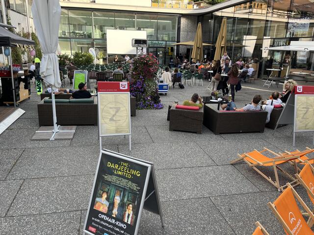 Das Wetter passte beim zweiten Versuch fürs Open-Air Kino.  | Foto: Florian Schweiger