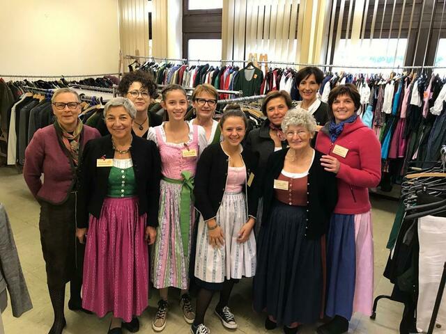 Das Team der Trachtenbörse in Aflenz freut sich schon auf eine rege Teilnahme der Bevölkerung. | Foto: KK