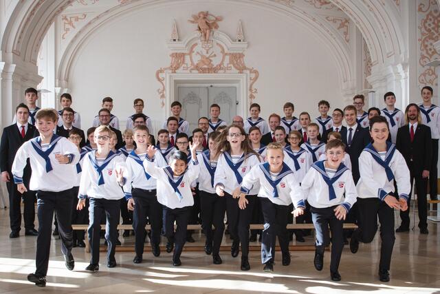 Die Florianer Sängerknaben singen am 15 Oktober 2022 in der Pfarrkirche Andorf mit ihrem gesamten Chor, der 40 bis 45 Knaben umfasst. | Foto: Florianer Sängerknaben