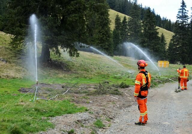 Fachexkursion zum Thema Waldbrandbekämpfung und Risikoabschätzung in Sankt Stefan/Lobming. | Foto: WAFO