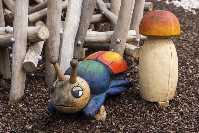 Der Natur-Spielplatz vor dem Haus der Wildnis in Lunz am See | Foto: Theo Kust