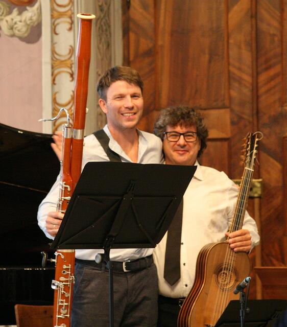 Hubert Mittermayer Nesterovskiy (Fagott) und Rafael Bonavita (Gitarre)