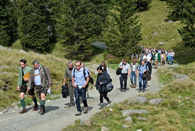 Fachexkursion zum Thema Waldbrandbekämpfung und Risikoabschätzung in Sankt Stefan/Lobming. | Foto: WAFO