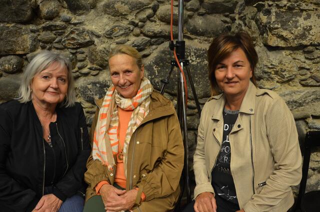 Helga Schimek, Elisabeth Malischnig und Martina Mößlacher