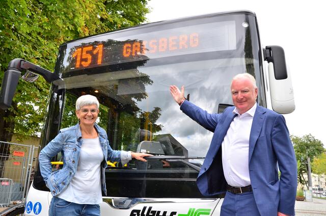 Gaisberg-Koordinator Florian Kreibich (ÖVP) und Bürgerlisten-Klubchefin Inge Haller initiierten den autofreien Gaisberg. | Foto: Stadt Salzburg/Karl Schupfer