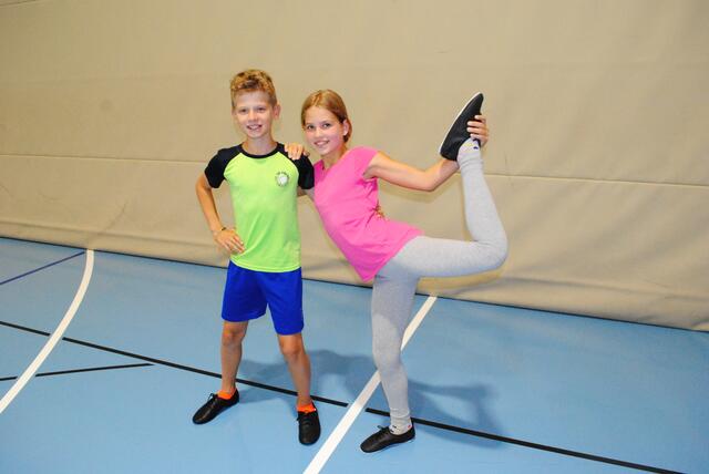 Hoffnungsvoller Nachwuchs: Tobias Lamprecht und Isabella Franc (beide zehn Jahre alt) | Foto: Schauerte