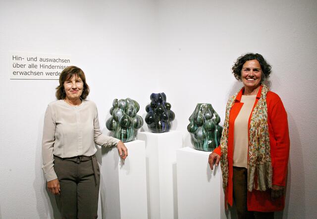 Die beiden Künstlerinnen präsentierten ein feinsinnig erarbeitetes und anspruchsvoll umgesetztes Ausstellungskonzept.