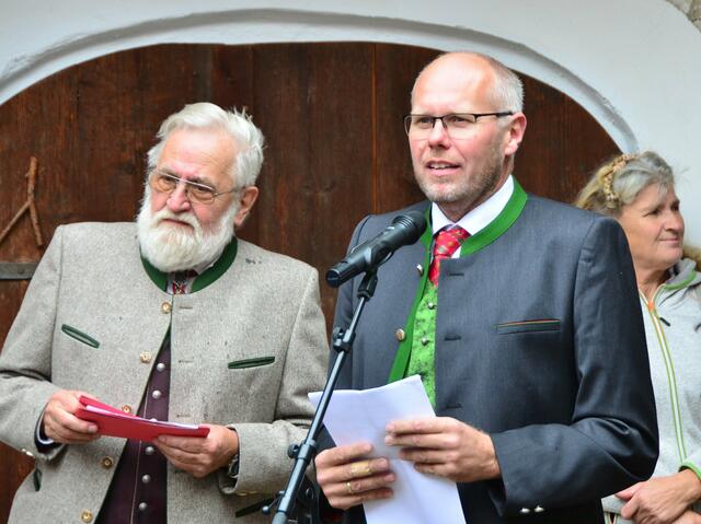 Obmann Walter Schneeweiß u. Ing. Johannes Oberascher