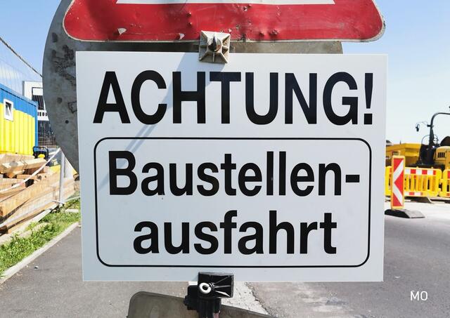 Baustellenausfahrt, Graz