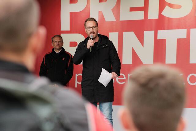 Kämpferisch: ÖGB-Vorsitzender Philip Wohlgemuth | Foto: © ÖGB