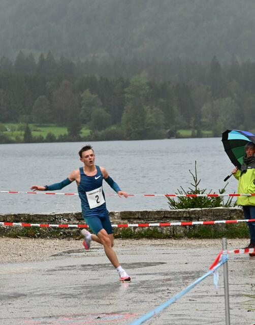 Er flog förmlich ins Ziel - Streckenrekord durch Kevin Kamenschak. | Foto: LC Ebensee