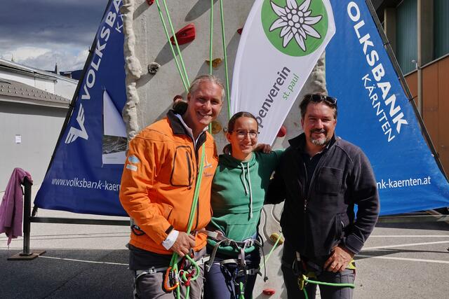 Thomas Bulant, Jennifer Melcher, Horst Floßhölzer, Alpenverein. | Foto: erwin-s