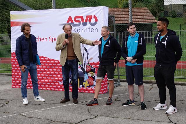 Christian Wasner, ASVÖ Kärnten Präsident Christoph Schasché, Bobaschnig Kurt, Kajetan Hackl, Gonzales Gonzo. | Foto: erwin-s