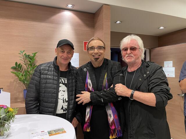 Alf Poier, Rudi Dolezal und Reinhold Bilgeri. | Foto: Marlene Trenker