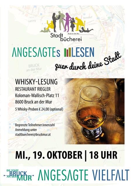 Whisky Lesung mit Silke Reitbauer-Rieger im Restaurant Riegler | Foto: Stadtbücherei Bruck an der Mur
