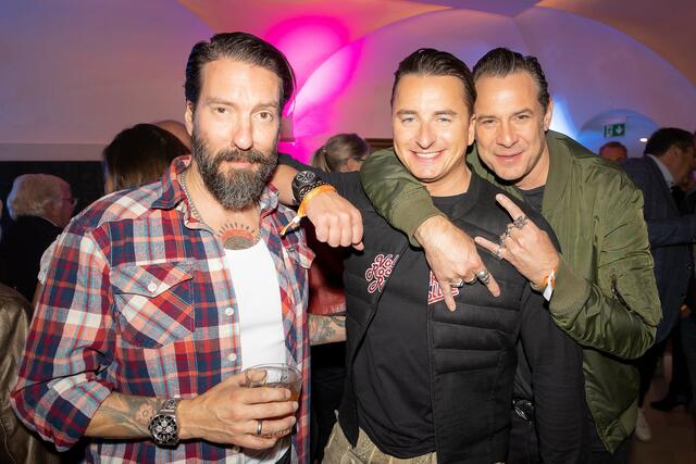  Die drei in Action: Sascha Vollmer, Andreas Gabalier und Alec Völkel | Foto: Tanzer/ipImedia