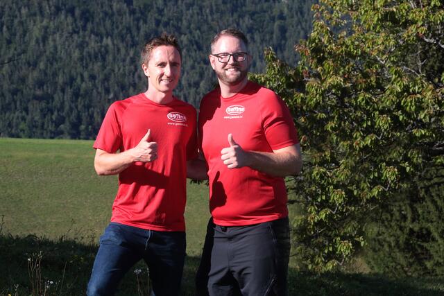 Das GEMMA Duo Stefan Mak und Marc Germeshausen organisieren heuer zum ersten Mal den GEMMA Berglauf am Sonntag, 9. Oktober