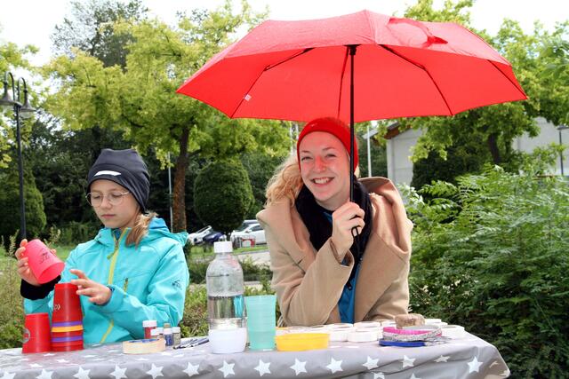 Nina war trotz kurzer Regengüsse immer guter Laune. | Foto: Friedrich Doppelmair