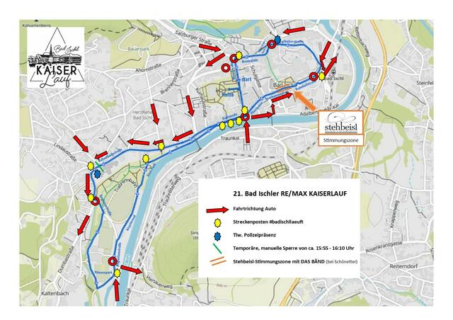 Heuer wird von einer Totalsperre der Ischler Innenstadt abgesehen. | Foto: #badischllaeuft