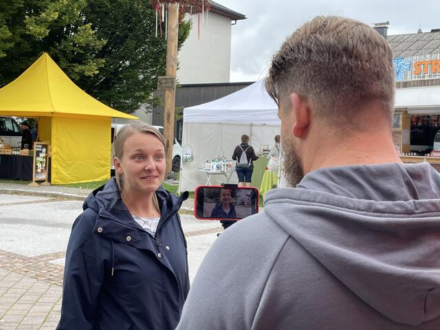 Behind the Scenes beim Interview mit Sabrina Huber von der Plusregion | Foto: Sandra Altendorfer