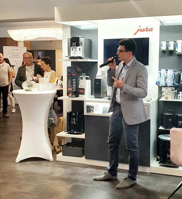 Clemens Wirtenberger bei seinem Vortrag | Foto: BNI