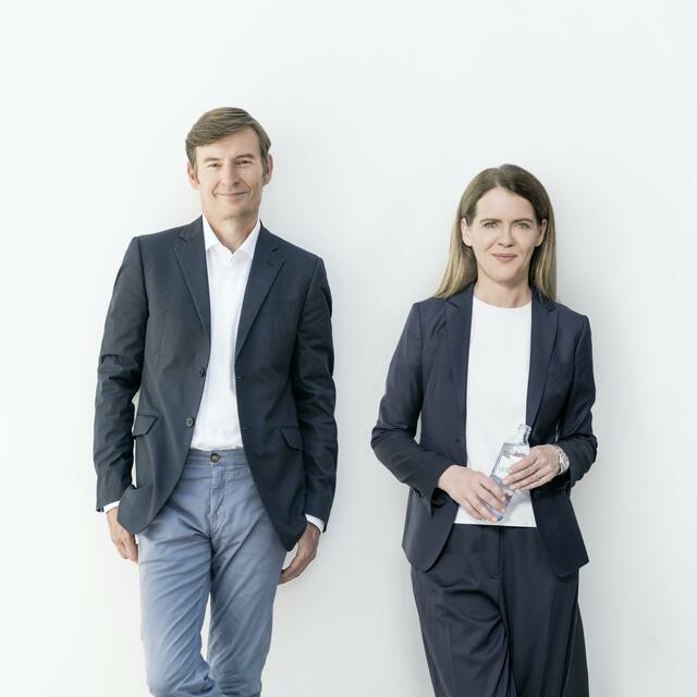 Geschäftsführerduo Birgit Aichinger und Herbert Schlossnikl. | Foto: Vöslauer.