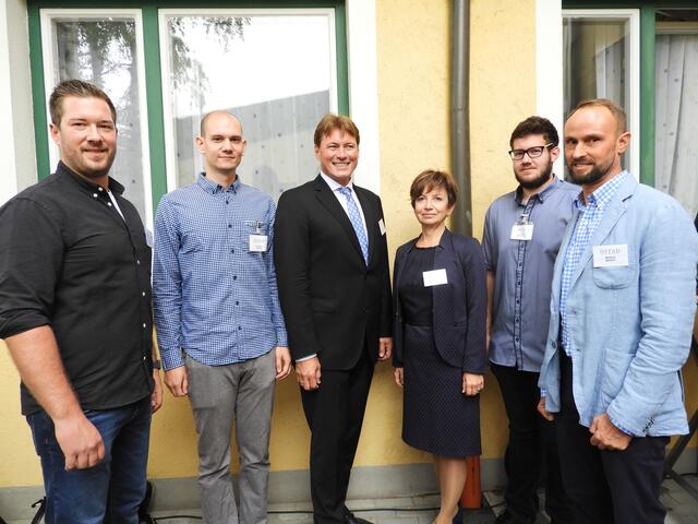 Alexander Muck, Alexander Hager, GF Christoph
11 Gierlinger, Boyka Anastassova, Julian Weirosta, Markus Wendt | Foto: Gnasmüller