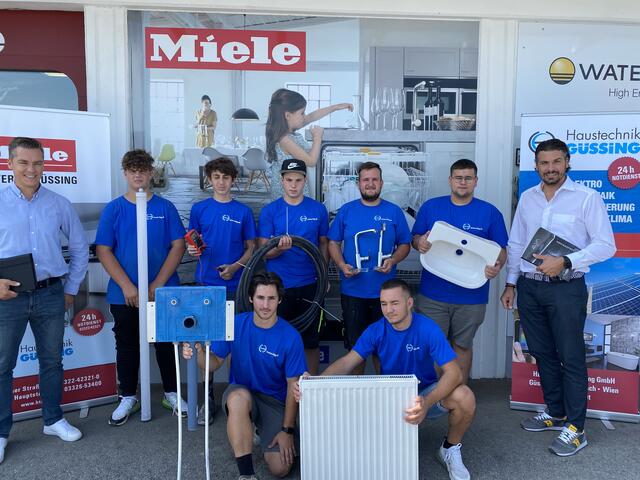 Aktuell bildet die Haustechnik Güssing 19 Lehrlinge aus, so viele wie nie zuvor in ihrer Unternehmensgeschichte. | Foto: Haustechnik Güssing