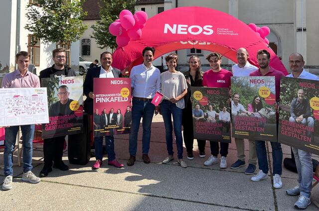Die NEOS wollen in fünf Gemeinden den Einzug in den Gemeinderat schaffen. | Foto: NEOS Burgenland