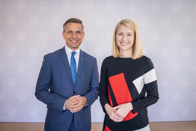 LH-Stellvertreterin Haberlander und Sozial-Landesrat Hattmannsdorfer zum Weltalzheimertag | Foto: Land OÖ/Max Mayrhofer