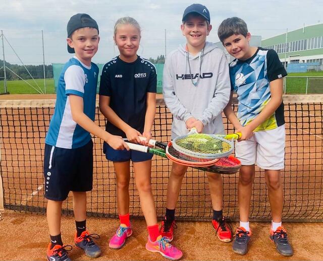 Noah Lemmerer, Lara Lemmerer, Felix Haslauer und Luca Rutzendorfer. | Foto: Privat