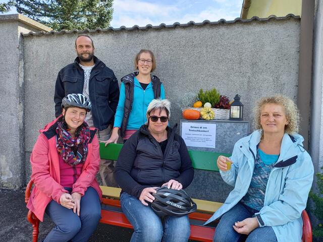 Dorferneuerung TrotschbankerlEröffnung am RADLtag in Kirchschlag Zwettl