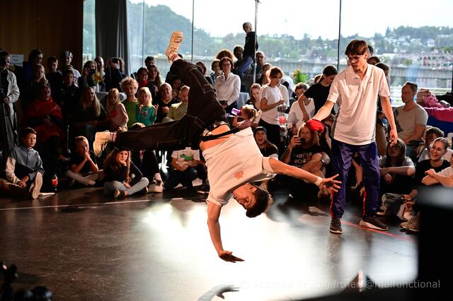 B-Boy Sigma tanzte sich mit seinen Powermoves bis ins Finale.