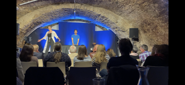 Eine fulminante Show mit viel Musik gab es von BeQuadrat.