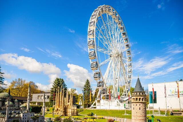 Das Riesenrad verabschiedet sich bald. | Foto: minimundus.at