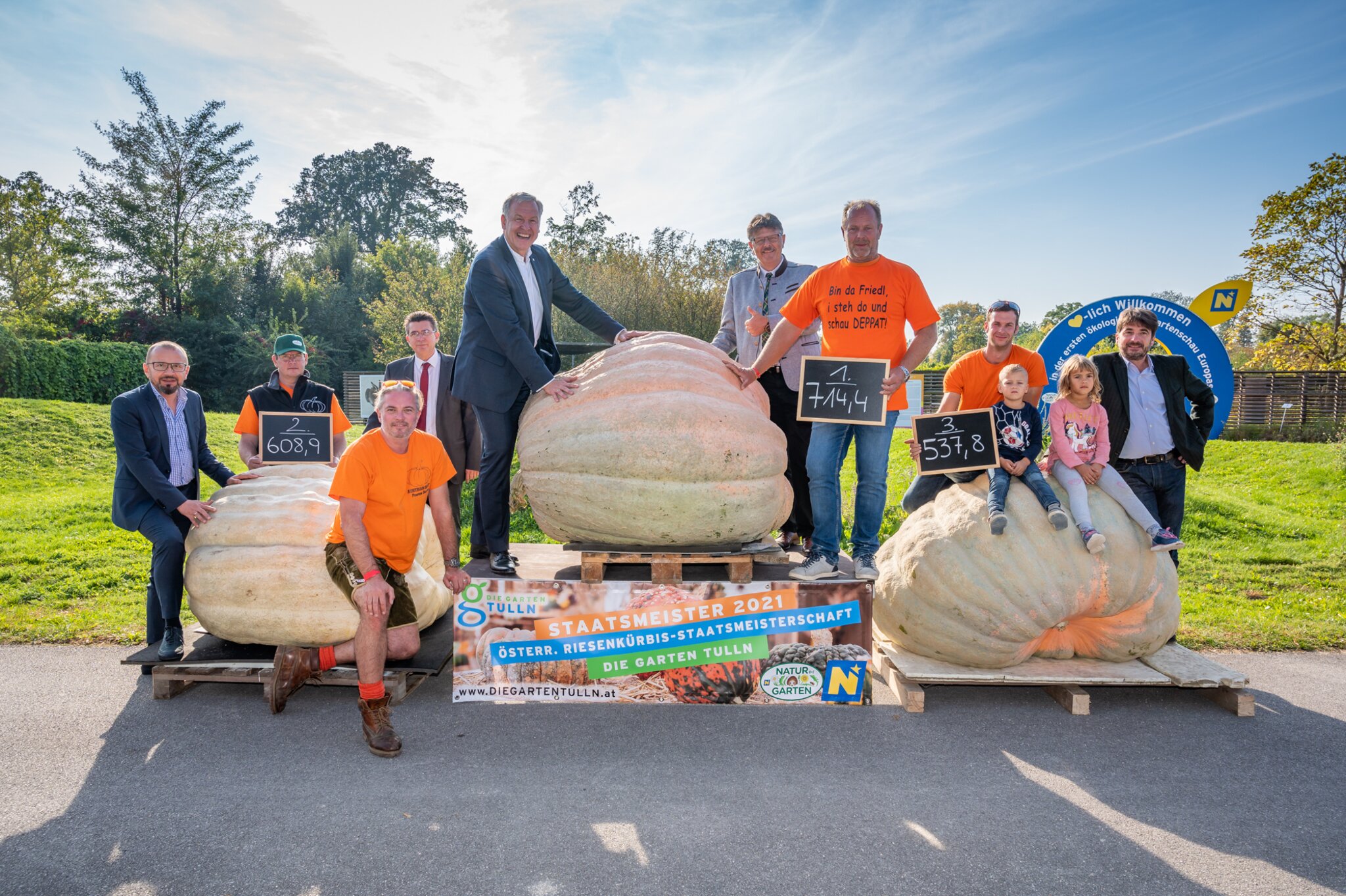Kürbisprämierung in Tulln Der schwerste „Bluza“ auf der Garten Tulln