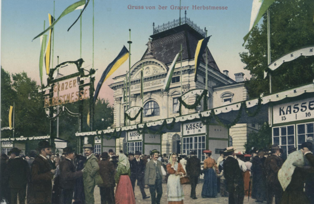 1906 eröffnete die erste offizielle Herbstmesse in Graz. | Foto: Sammlung Kubinzky