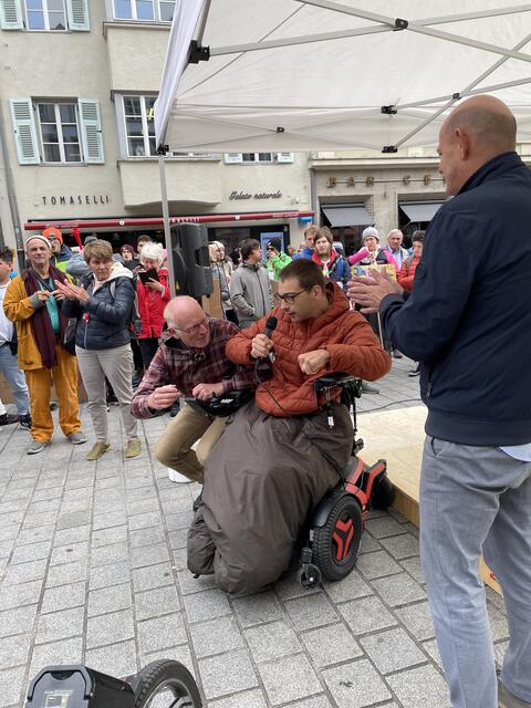 Menschen mit Behinderung fordern die Umsetzung der UN-Behindertenrechtskonvention. | Foto: Michael Steger