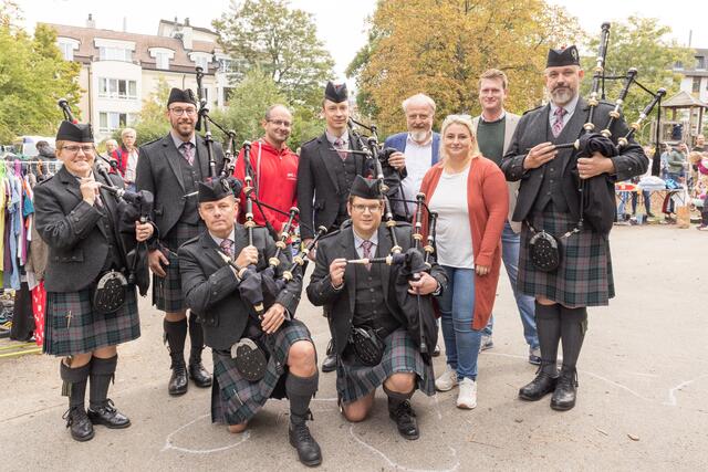 Die Musik kam auch von einer Dudelsackkapelle. | Foto: Kulturverein Hietzing